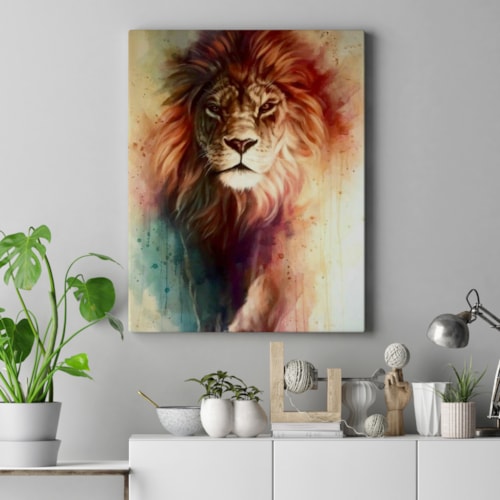 Quadro Decorativo Leao Artplex Preço baixo e entrega rápida. quadro decorativo leao artplex